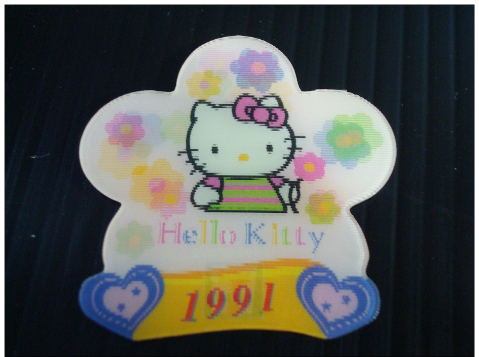 Hello Kitty Magnet  1 Pc With Multiple Patterns - 1991 - Magnets