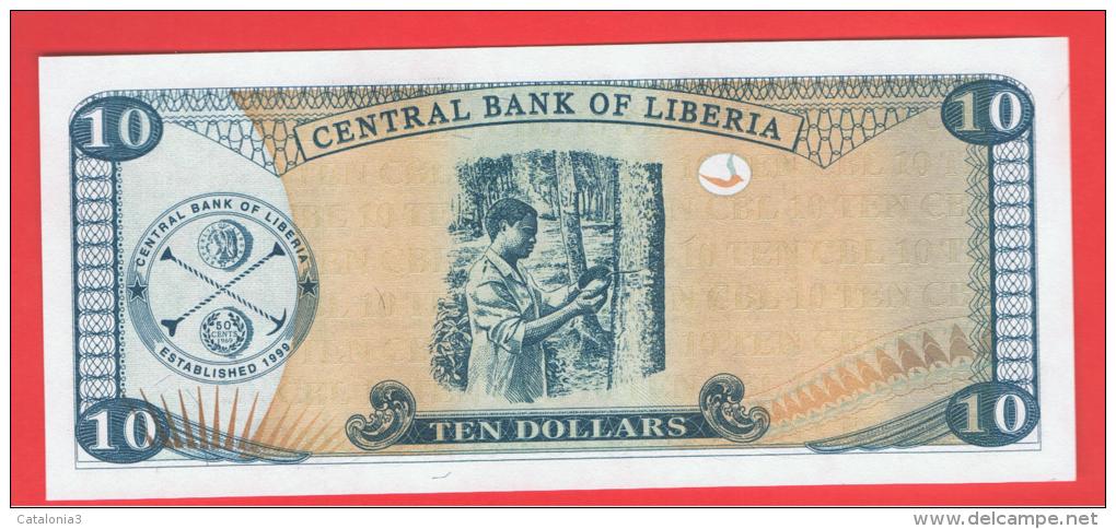 LIBERIA - 10 Dolar  2011 SC  P-27 - Liberia