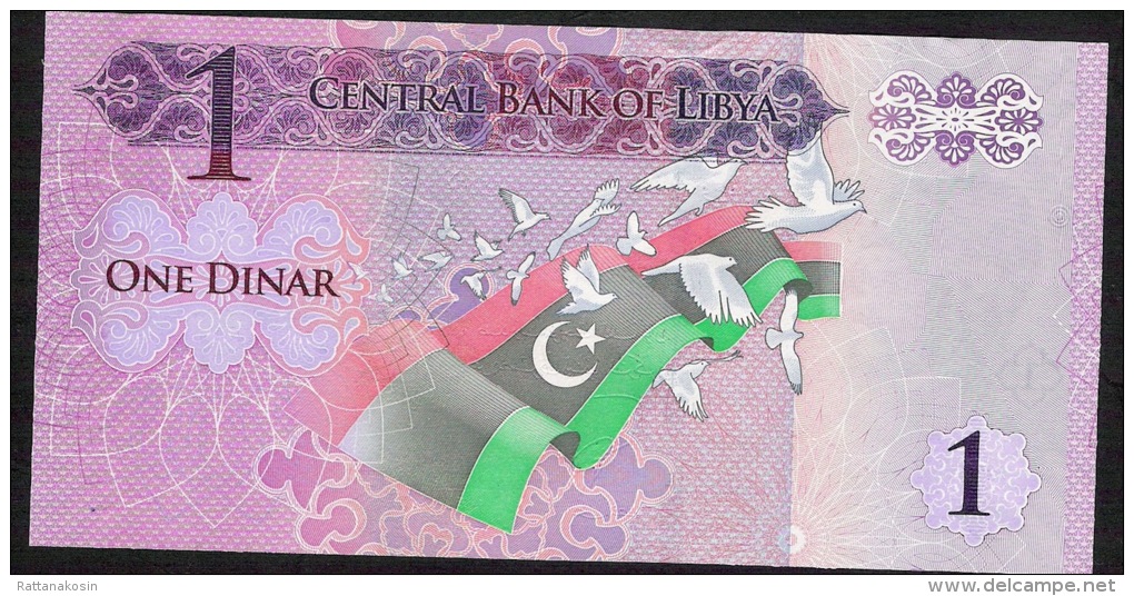 LIBYA  P76  1   DINAR    2013      UNC. - Libya