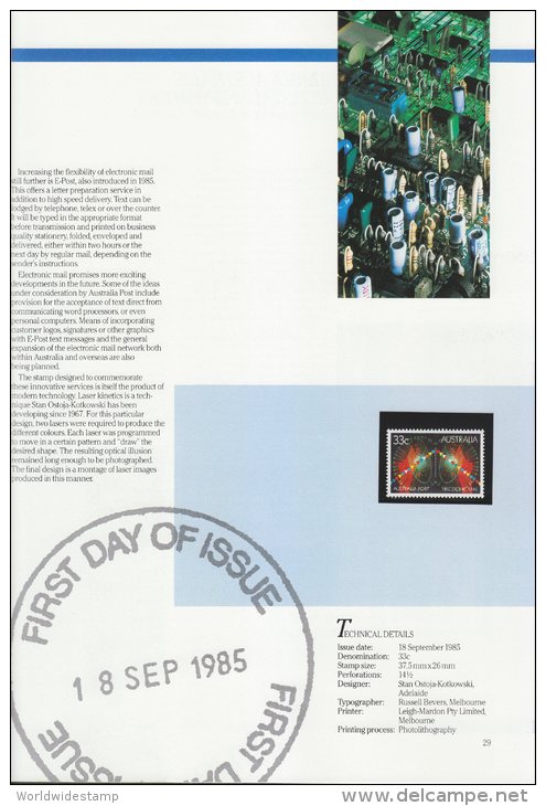 Australia 1985 Stamp Collection AU136005