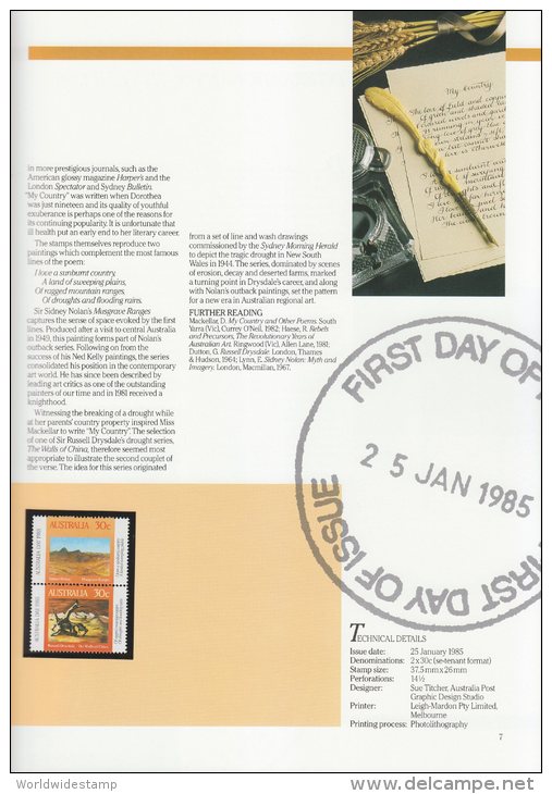 Australia 1985 Stamp Collection AU136005