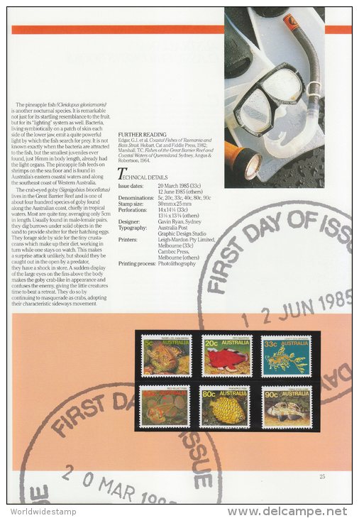 Australia 1985 Stamp Collection AU136005