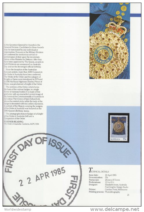 Australia 1985 Stamp Collection AU136005