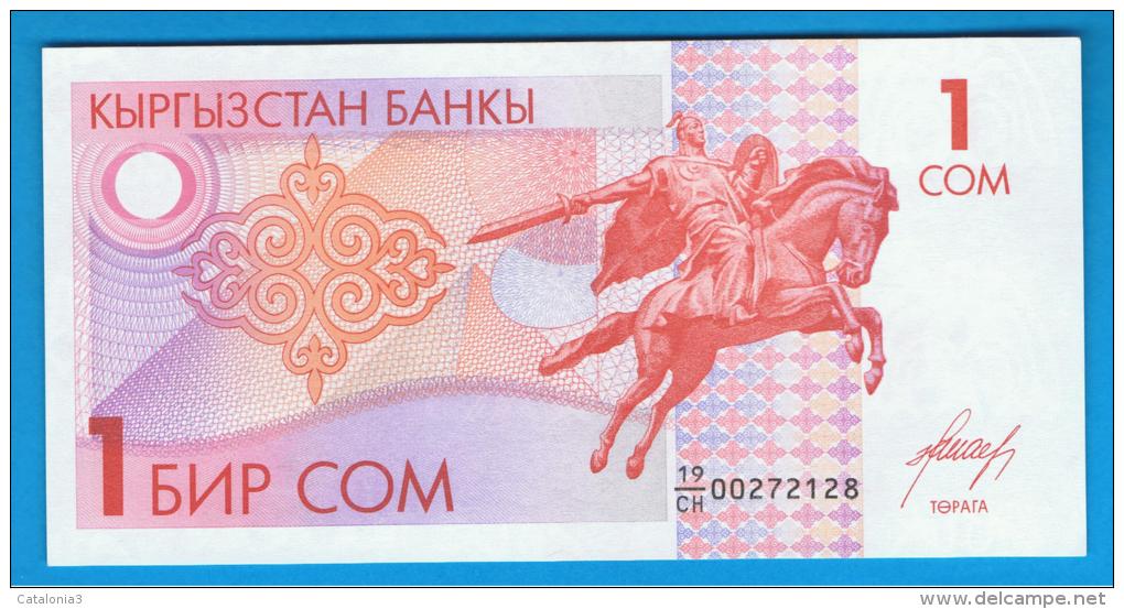 KYRGYZTAN - KIRGUISTAN   1 Som  ND  SC  P-4 - Kirguistán