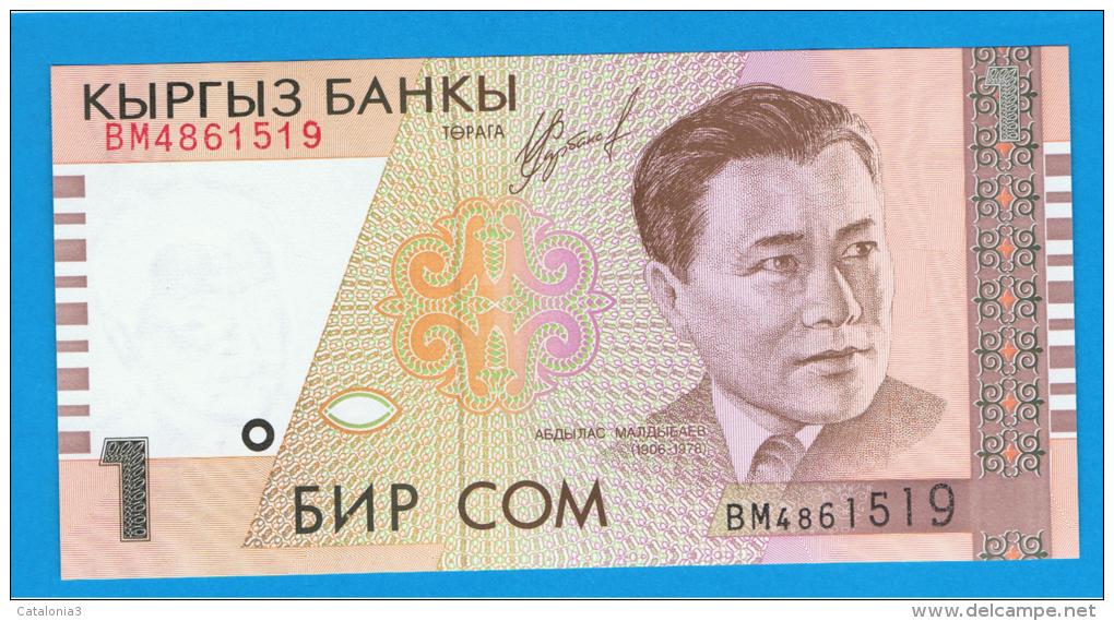 KYRGYZTAN - KIRGUISTAN   1 Som  1999  SC  P-15 - Kirgisistan