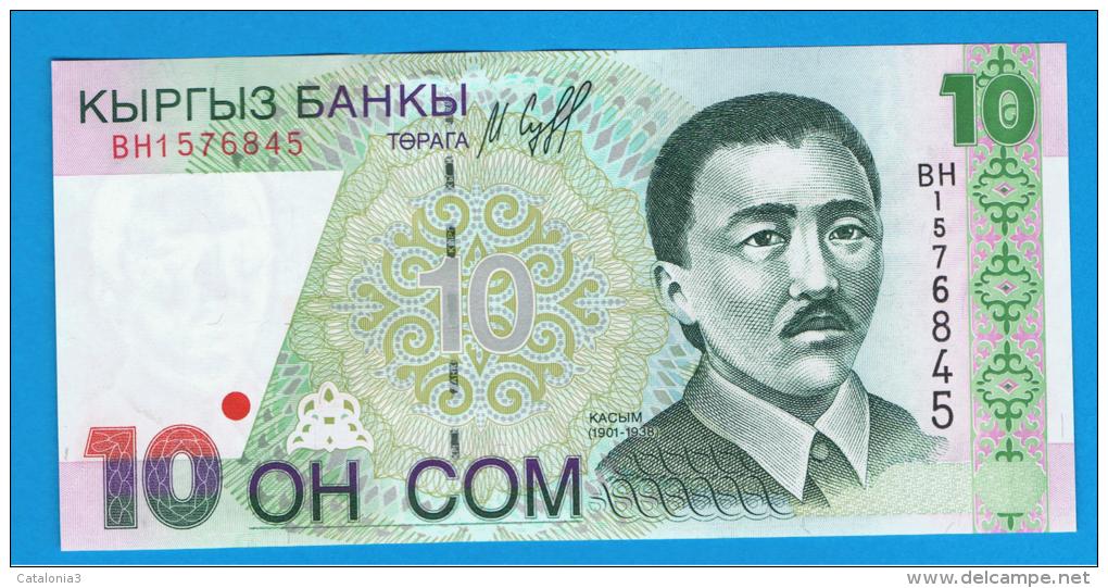 KYRGYZTAN - KIRGUISTAN   10  Som  1997  SC  P-14 - Kirghizistan