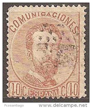 ESPAÑA 1872 - Edifil #125 - VFU - Gebraucht