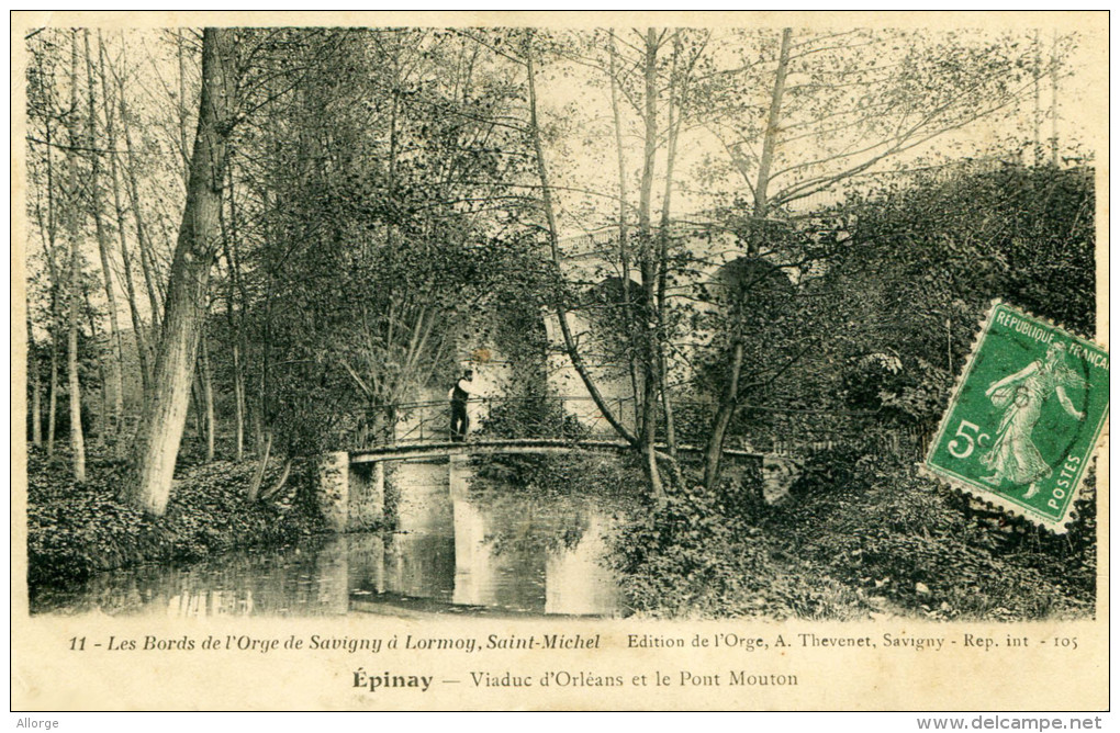 ÉPINAY-sur-ORGE - Épinay - Viaduc D'Orléans Et Le Pont Mouton - 11 - Les Bords De L'Orge De Savigny à Lormoy, Saint-Mich - Epinay-sur-Orge