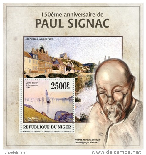 NIGER 2013 ** S/S Painter Paintings Maler Gemälde Paul Signac Mi. Bl. 180 A1328 - Other & Unclassified