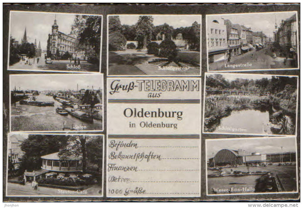 Germany-Postkarte Unbenutzte-Oldenburg-Collage Von Bildern2/scans - Oldenburg
