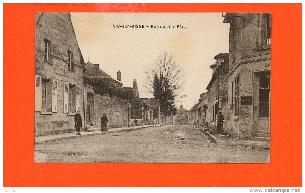 02 VIC Sur AISNE : Rue Du Jeu D'arc - Vic Sur Aisne