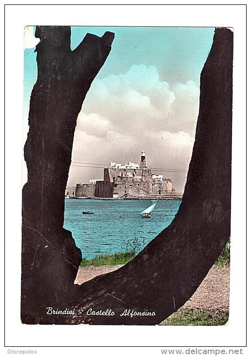 Y519 Brindisi - Castello Alfonsino / Viaggiata 1962 - Brindisi