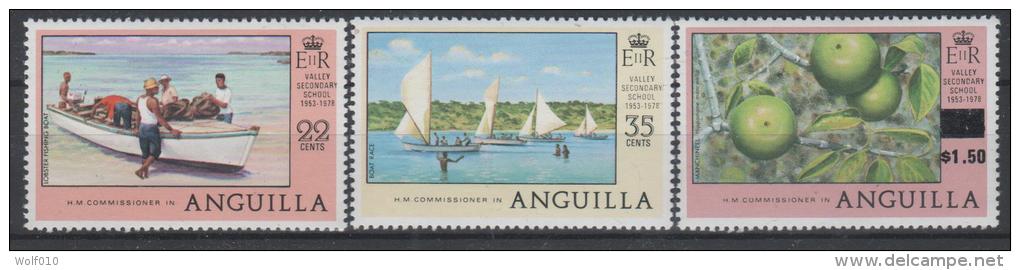 Anguilla. 1978. Valley Secondary School. MNH Set. SCV = 2.50 - Anguilla (1968-...)