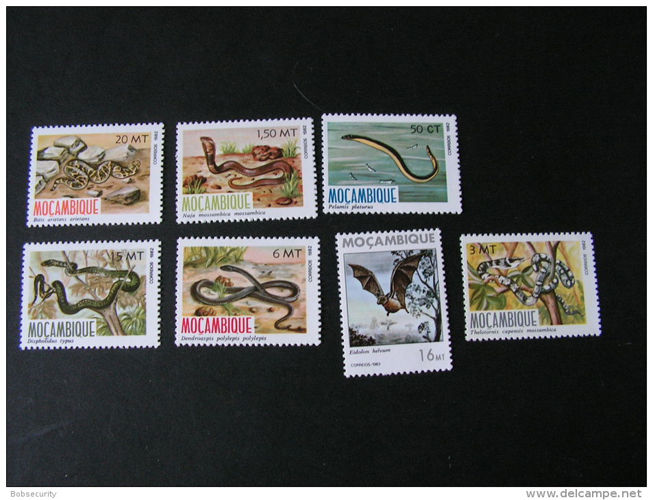 == Mosambique Flora Fauna  Snakes Birds  ** MNH - Mozambique