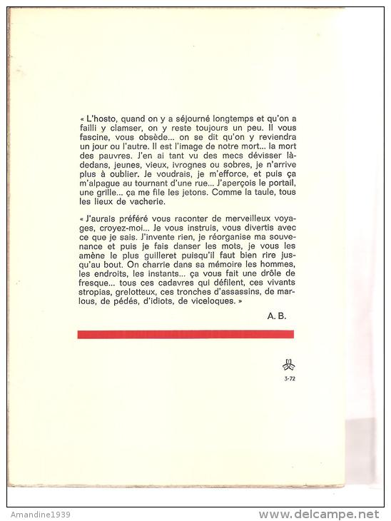 Alphonse BOUDARD . L’HOPITAL – UNE HOSTOBIOGRAPHIE – Année 1972 – Avec Dédicace De L’auteur à Geneviève Laplaque - Livres Dédicacés