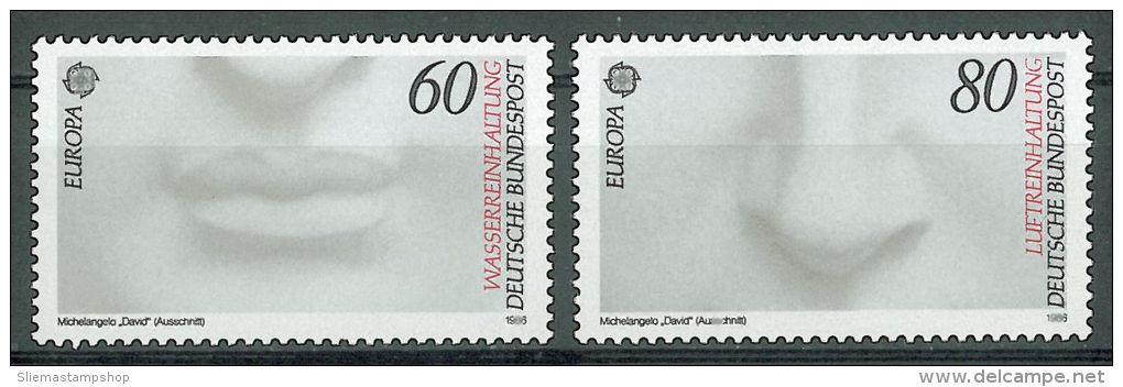 WEST GERMANY - 1986 EUROPA ENVIRONMENT - Unused Stamps