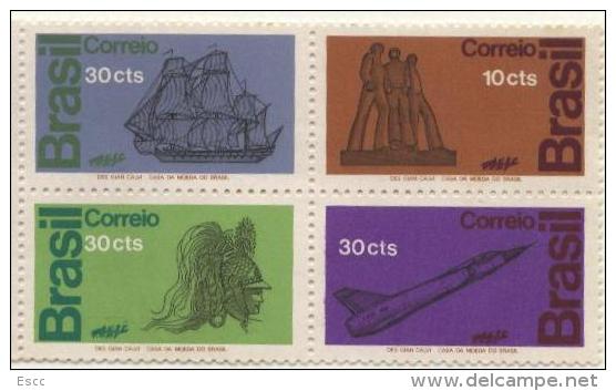 Mint  Stamps  Armed Forces Day  Ship Airplane 1972  From  Brazil - Unused Stamps