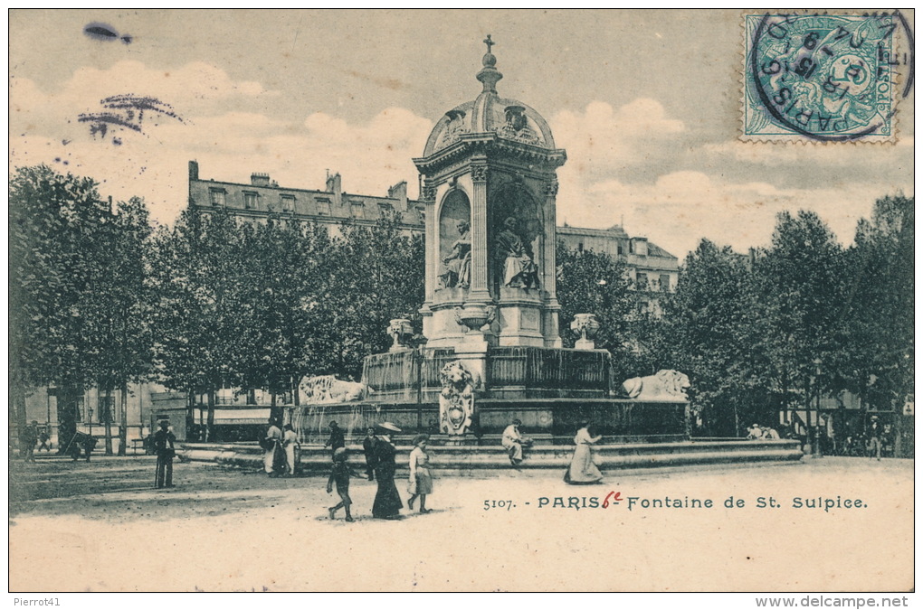 PARIS - VIème Arrondissement - Fontaine De St Sulpice - Arrondissement: 06