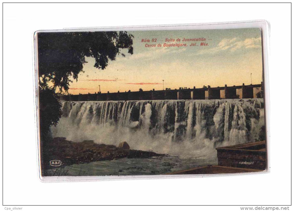 MEXIQUE Guadalajara, Salto De Juanacatlan, Colorisée, Ed A&amp;F 82, 1910 - Mexique