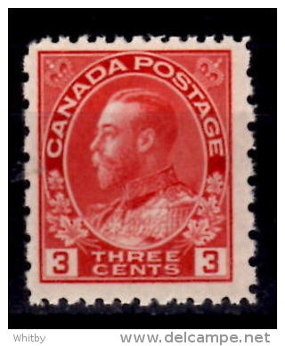 Canada 1931 3 Cent King George V Admiral Provisional Issue  #184 CV= $12.00 - Ungebraucht