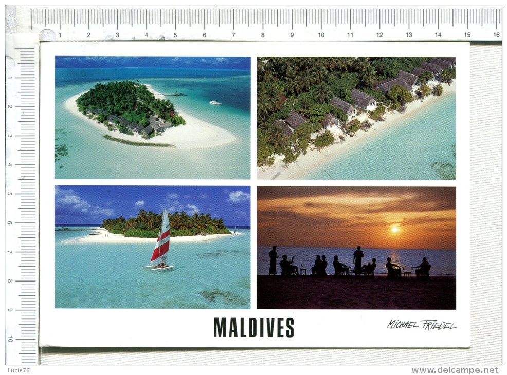 MALDIVES  -  Halaveli Ari Atoll - 4 Vues - Maldive