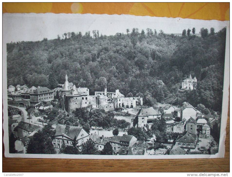 CLERVAUX:TRES BEAU PANORAMA VERS LE CHATEAU -1951 - Clervaux