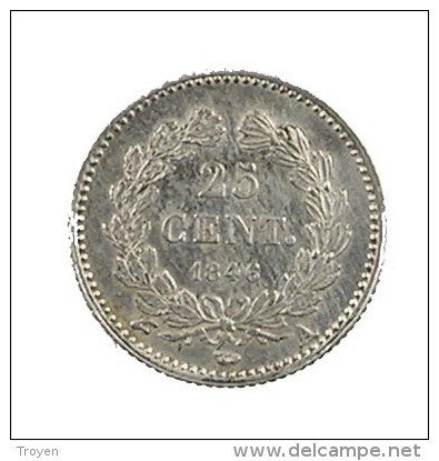 France -  25 Centimes - Louis Philippe - 1846 A - Argent - TTB+ - 25 Centimes