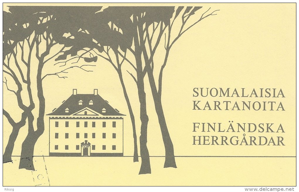 Finland Booklet - Suomalaisia Kartanoita  -  Finlandska Herrgårdar.  # 0741 - Carnets