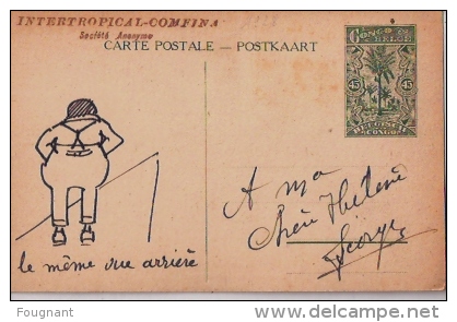 CONGO BELGE:1928.EP.N°47:Atelier De Menuiserie à Stanleyville.cp.2200006. - Interi Postali