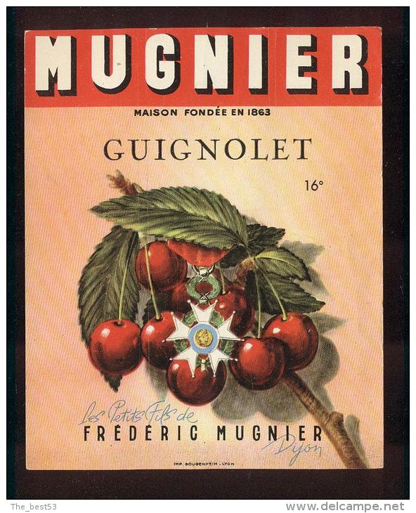 Etiquette De Guignolet     -   Les Petits Fils De Frédéric Mugnier  à  Dijon  (21) - Other & Unclassified