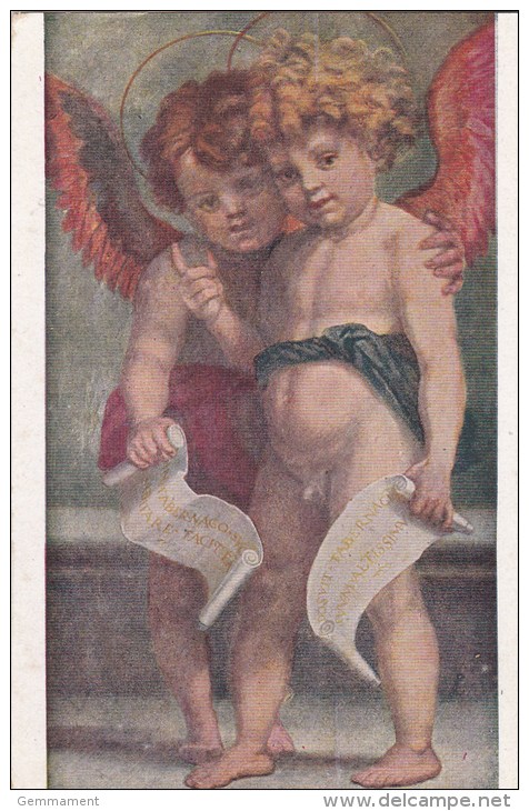 ANGELS POSTCARD - ART CARD - DUE ANGIOLI . ANDREA DEL SARTO - Angels