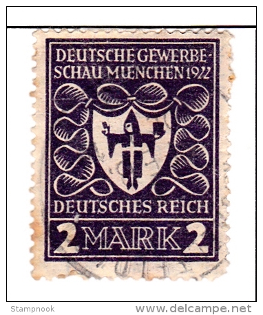 Germany Scott    213 VF Used - Used Stamps