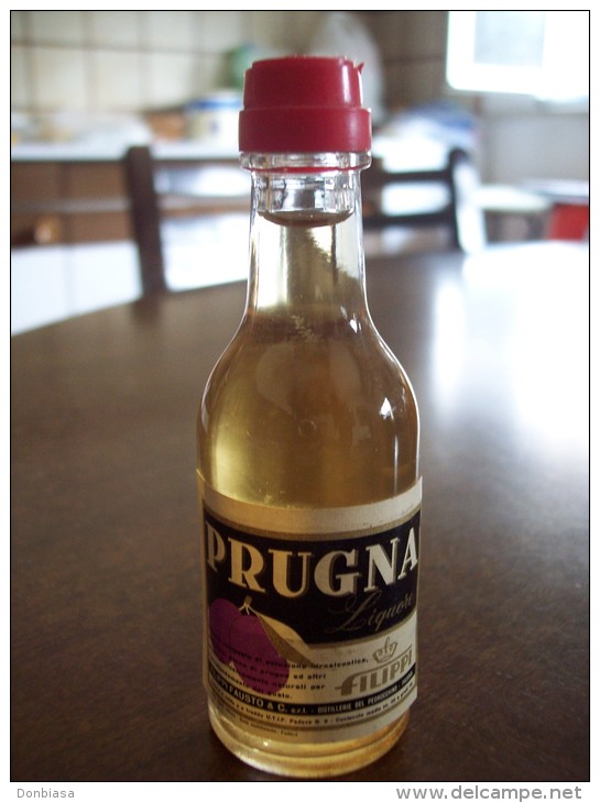 Prugna Liquore: Bottiglia Mignon Tappo Plastica. Filippi - Distillerie Del Pedrocchino Padova - Alcoolici
