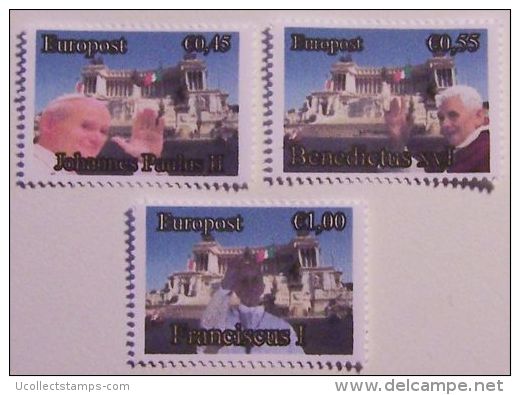 Nederland  2013 Stadspost  2 Pausen  2 Popes    Serie  Postsfris/neuf/mnh - Unused Stamps
