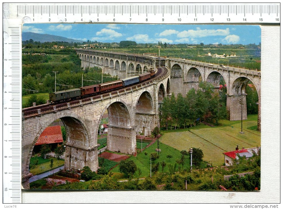 CUNEO  -  Viadotto E Ferrovia - - Opere D'Arte