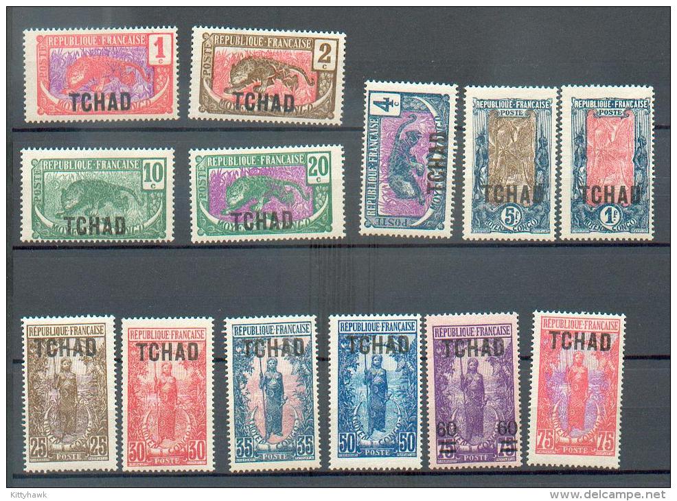 TCH 98 - YT 1-2-3-5-7-8-9-10-13-14-15-16-18 * - Unused Stamps