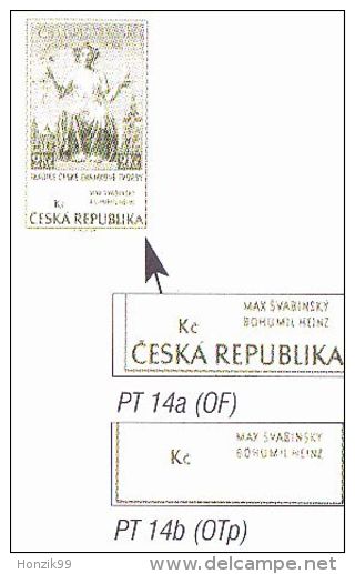 (*) Tchéque République 2002, Epreuve En Noire (PT 14a) - Blocks & Sheetlets