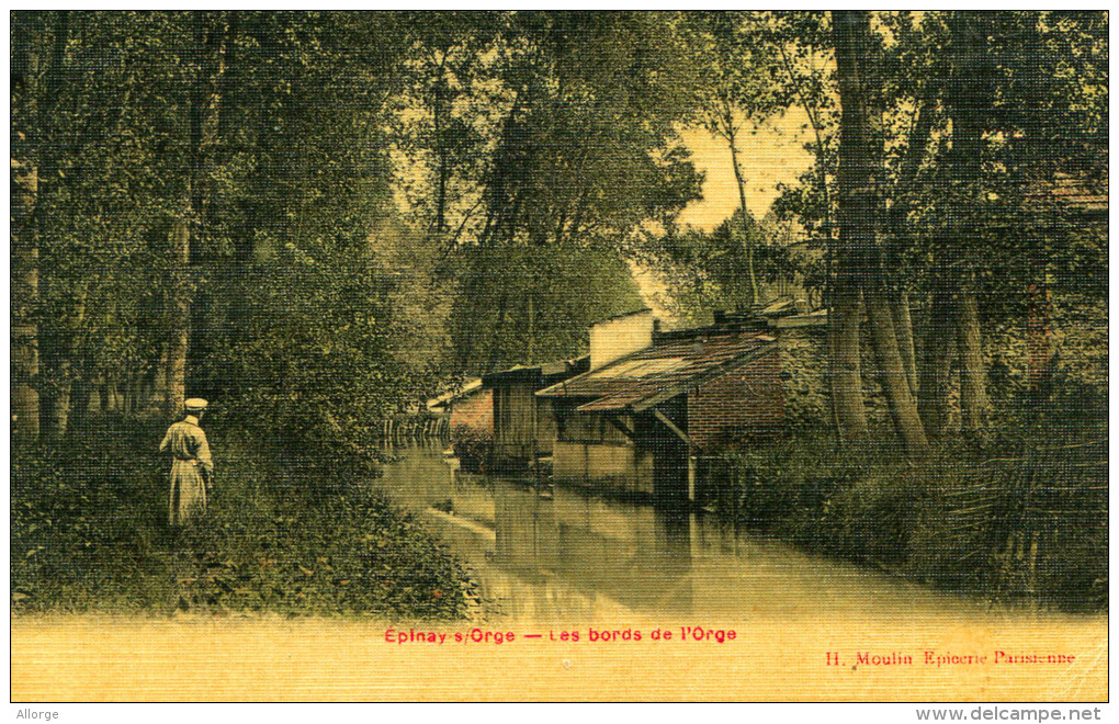 ÉPINAY-s/ORGE - Les Bords De L'Orge - Photo-Peinture A. Bréger Frères, 9 Rue Thénard Paris- Déposé - - Epinay-sur-Orge