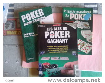 3 Livres Sur Le Poker. Peuvent étre Vendu Séparément - Jeux De Société