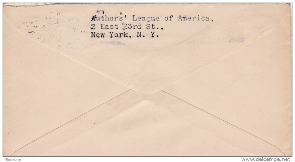 000426 Carta Madison Sq. New York A Leipsig 1931 - 1921-40