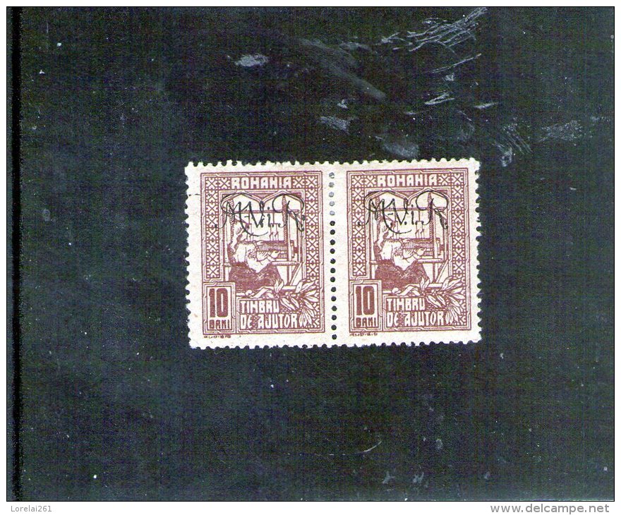 1918 - OCCUPATION ALLEMANDE  Mi No 2x Papier Gris MH - Ocupaciones