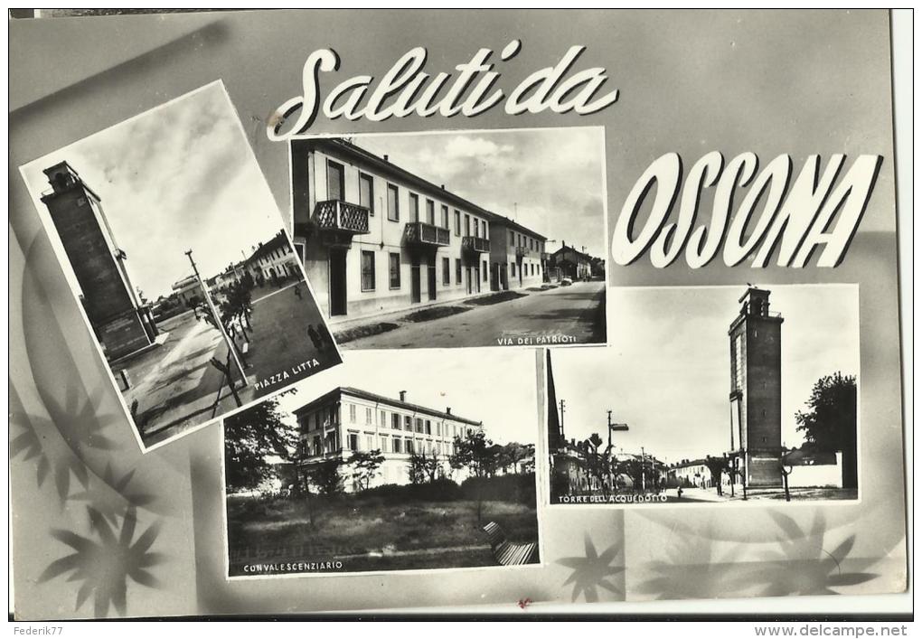 OSSONA( MILANO)- VEDUTINE - VIAGGIATA 1957 - OTTIMO STATO - Milano (Milan)