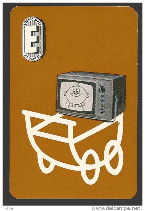 HUNGARY, "Elekroimpex", PORTABLE TV. ADVERTISING,  1968. - Small : 1961-70