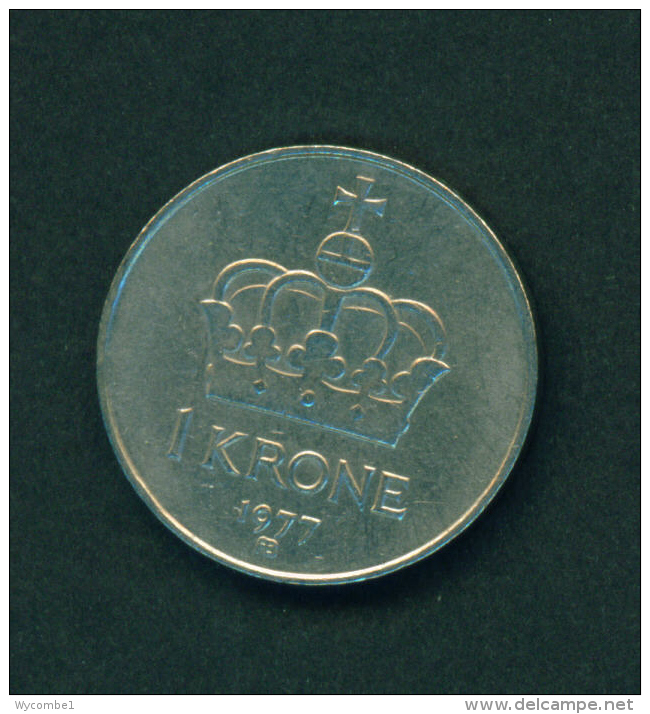 NORWAY - 1977 1k Circ. - Noorwegen