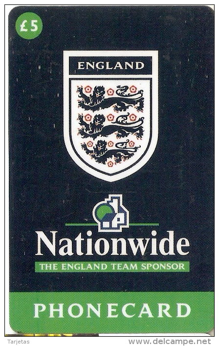 TARJETA DEL REINO UNIDO DE UNA TARJETA DE EL ESCUDO DE ENGLAND 5 LIBRAS (NUEVA-MINT) - BT Schede Mondiali (Prepagate)