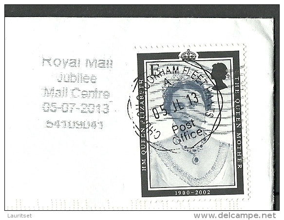 GREAT BRITAIN England Cover To Estland Estonia Estonie 2013 With Queen Elizabeth II Stamp - Covers & Documents
