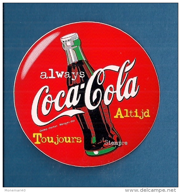 COCA-COLA (Always -Altijd - Toujours) - Autocollant - Autres & Non Classés