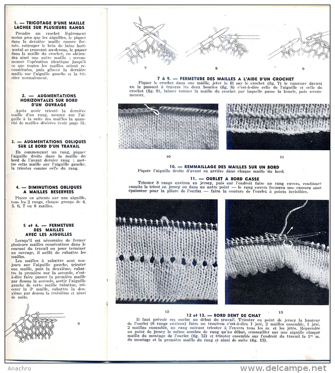 TRICOT Et CROCHET Haute Couture Collection SCARLETT 1948 / 36 Pages /  POINTS Et Conseils Par Chantal BEAUCOURT - Patrons