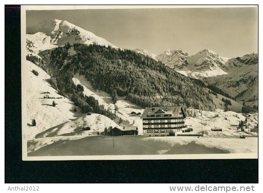 Walsertal Alpenkurhaus Bahnstation Oberstdorf Mittelberg 3.1.1934 Vorarlberg - Kleinwalsertal