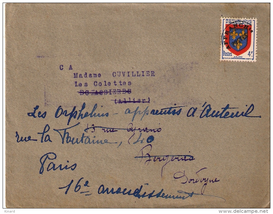 TIMBRE PREOBLITERE N° 105. Sur Lettre ..BE .. - 1893-1947